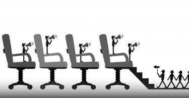 the ideal political ruler sits in an empty chair taipei times