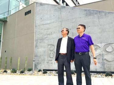 駐洛杉磯科技組組長張揚展接受英文台北時報專訪，談南加創新創業
