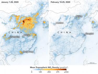 Virus Outbreak: Virus causes sharp drop in China pollution: NASA