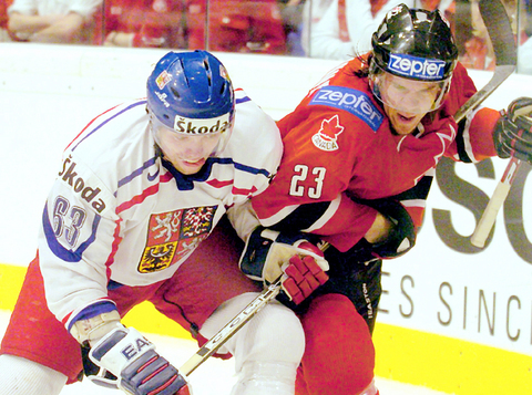 2004 World Cup of Hockey Jaromir Jagr Czech Republic Game Jersey