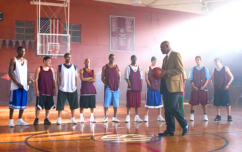 Samuel L. Jackson in the true story Coach Carter about Richmond High School  basketball coach Ken Carter.
