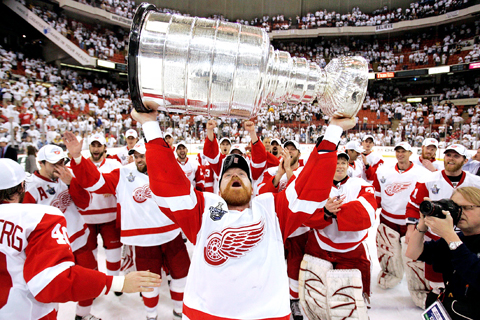 2008-09 Henrik Zetterberg Detroit Red Wings Stanley Cup Finals