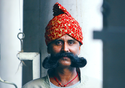 FEATURE: Indian facial hair tradition on the decline - Taipei Times