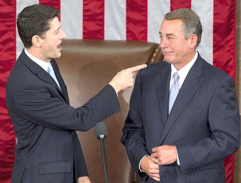 Us House Republicans Elect Paul Ryan As Speaker - Taipei Times
