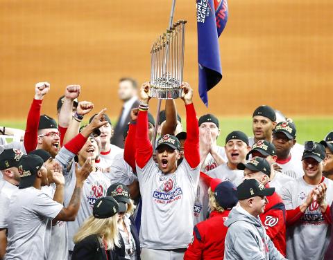 Nationals win their first World Series - Taipei Times