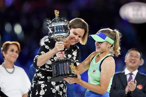 Kenin Scores Upset Win In Melbourne Taipei Times
