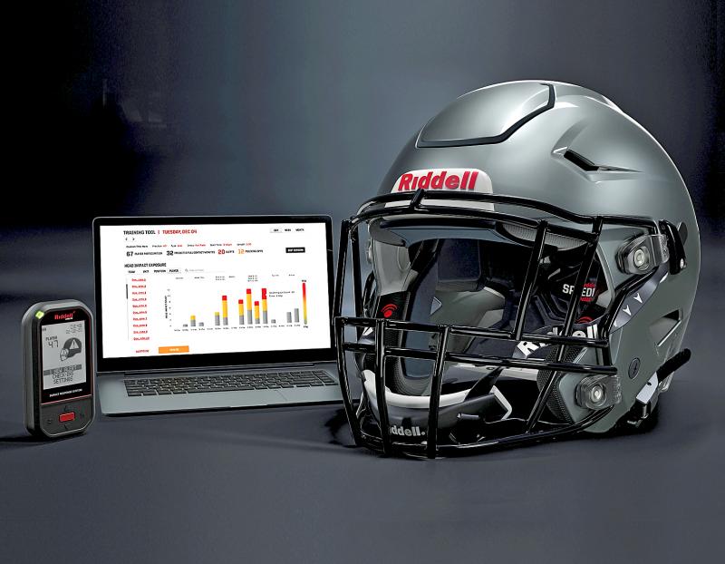Analytics spur football helmet safety Taipei Times