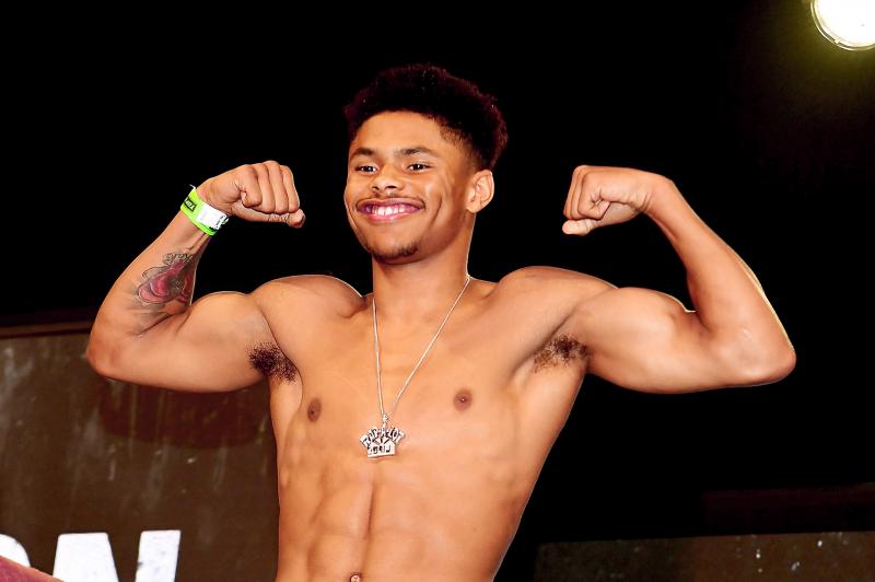 Shakur Stevenson victorious in Vegas Taipei Times