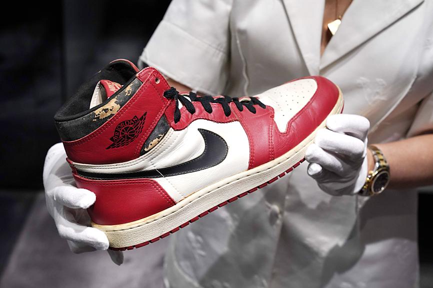 Michael Jordan's sneakers sell for 