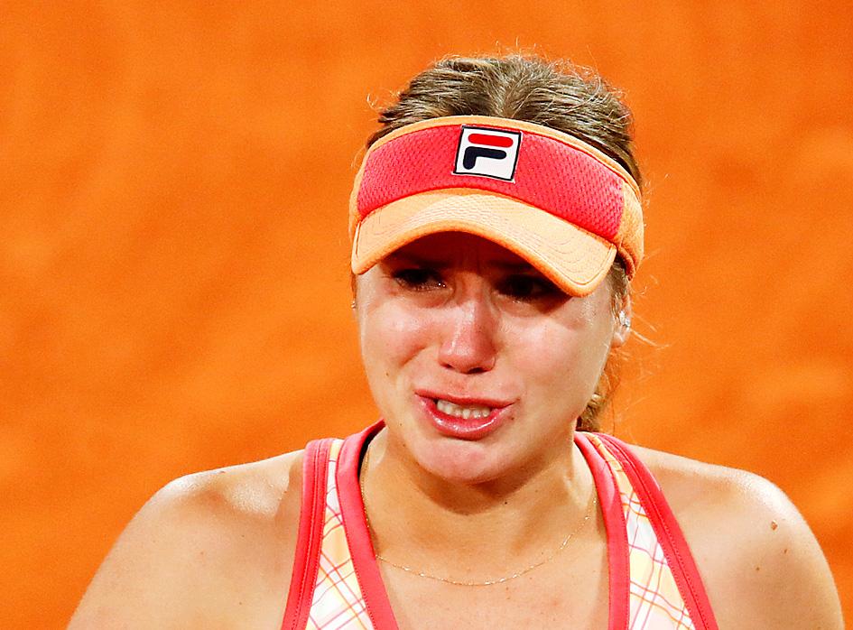 Sofia Kenin advances after dad's move - Taipei Times