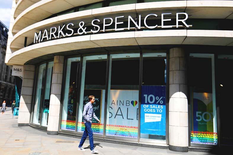 Marks & Spencer to widen online reach in latest foray - Taipei Times