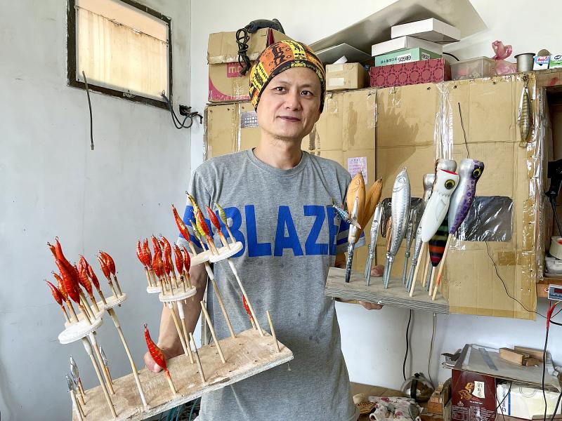 Kinmen construction worker finds new life making custom fishing lures -  Taipei Times