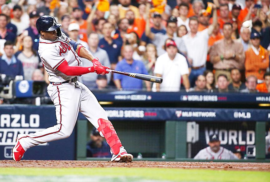 World Series: Jorge Soler hits historic home run as Atlanta Braves