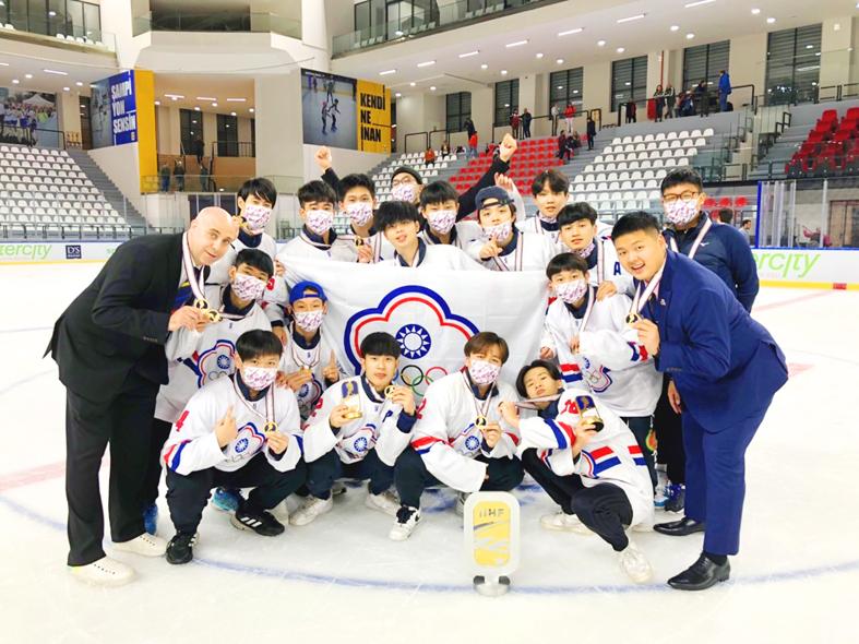 Taiwan U18 ice hockey team clinch promotion