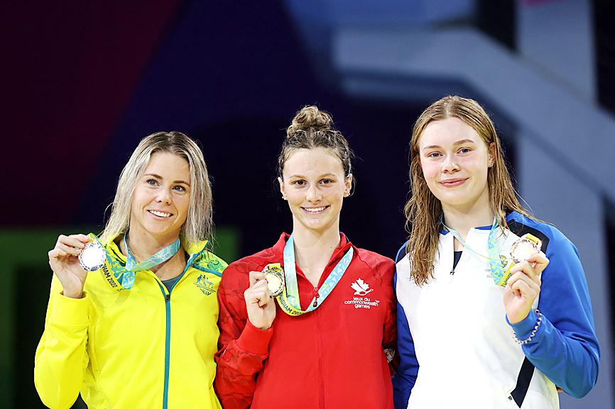 Summer McIntosh wins 400m medley Taipei Times