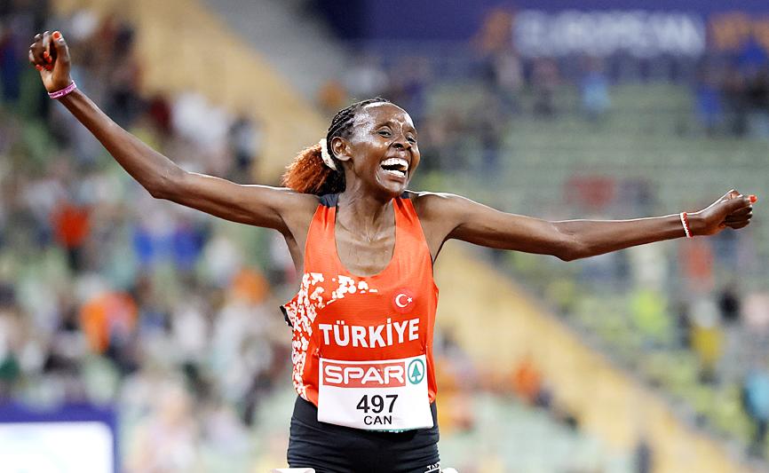 Turkey’s Can wins 2nd Euro 10km title – Taipei Times
