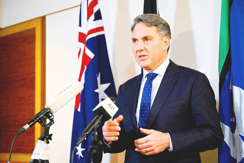 Australia’s defense, foreign minister seeks to strengthen ties