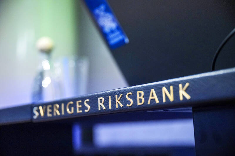 Riksbank lifts policy rate by 1 percent Taipei Times
