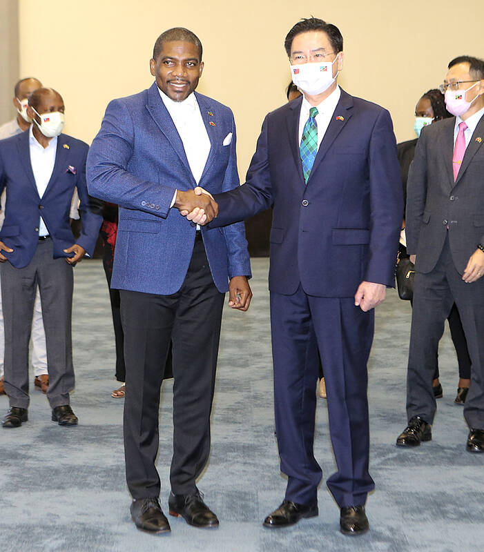 St Kitts and Nevis PM Drew arrives in Taiwan Taipei Times