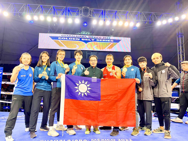 Los boxeadores taiwaneses han ganado cinco medallas de oro en la serie Gold Belt