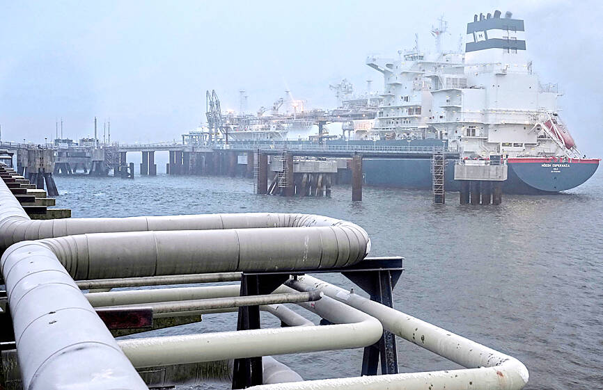 Europe gas cap might keep lid on Asia prices Taipei Times