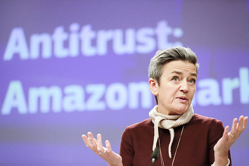 Amazon reaches settlement in three EU antitrust cases Taipei Times