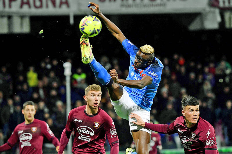 Napoli see off local rivals Salernitana to go 12 points clear at top of Serie A