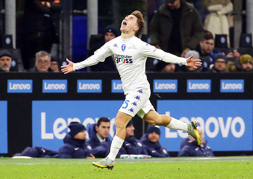 Empoli surprise 10-man Inter at the San Siro