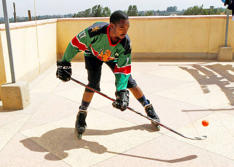 Kenya’s only ice hockey team dare to dream of glory - Taipei Times