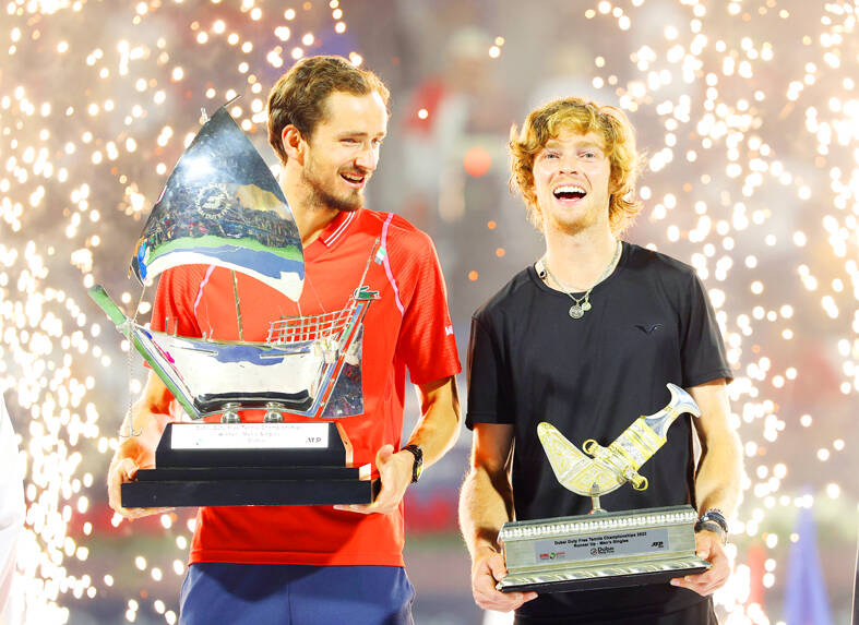 Andrey Rublev vs Daniil Medvedev For The Dubai Crown!