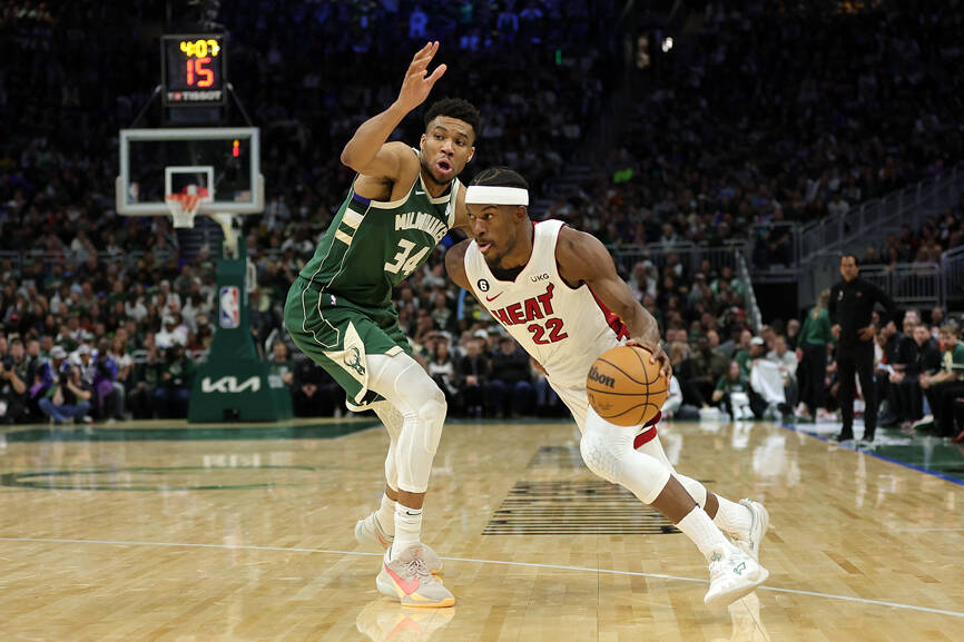 Heat rally again to win in OT, eliminate top-seeded Bucks