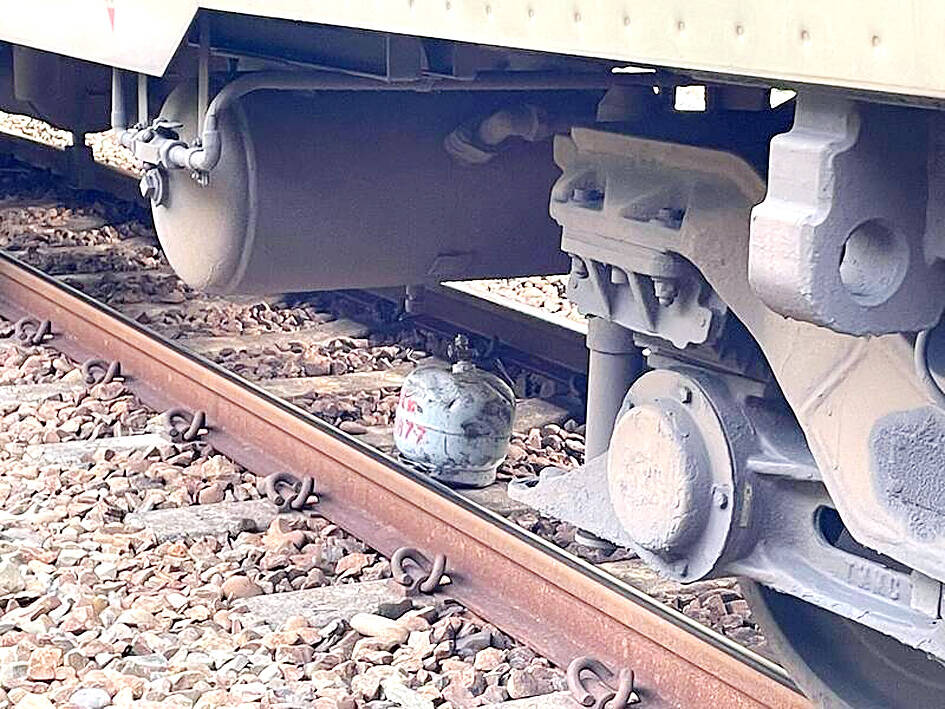 Man detained over train incident Taipei Times