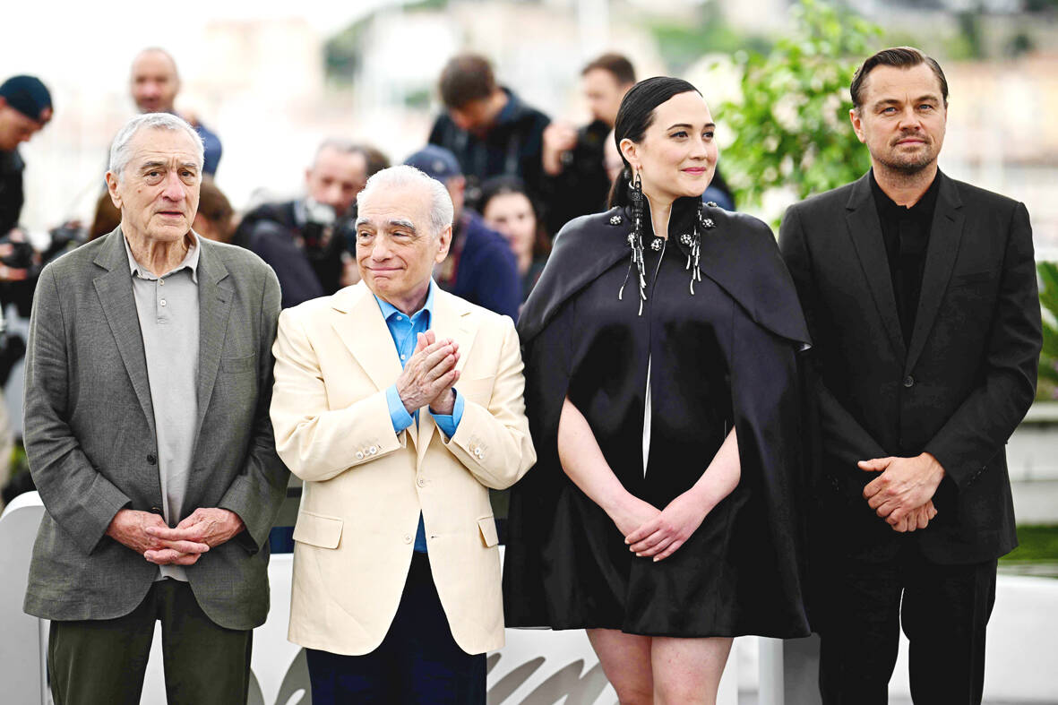 In Cannes, Scorsese and DiCaprio turn spotlight toward Osage Nation - Taipei Times