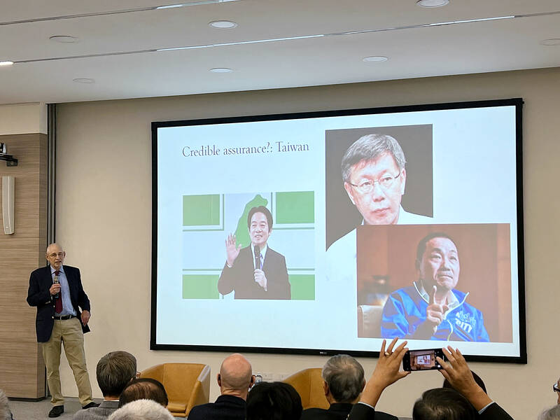 China will not let up US professor Taipei Times