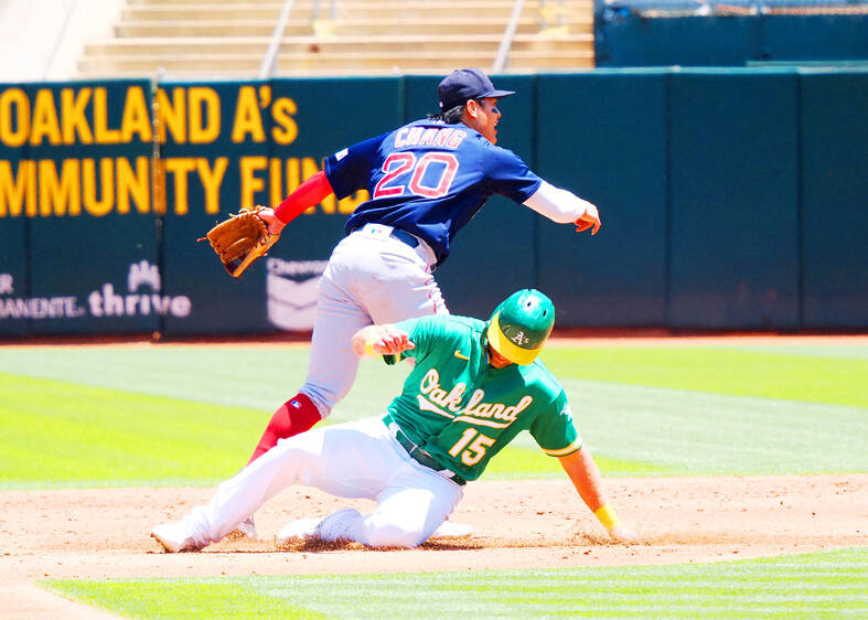 Yu Chang drives in 2 runs in 5-run 2nd inning as Red Sox beat A's 7-3