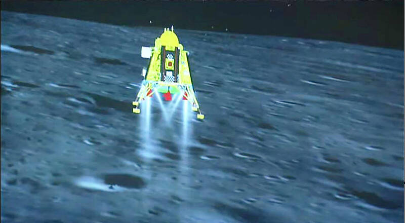 India first to land spacecraft near moon’s south pole