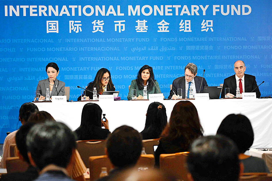 IMF lifts China growth forecast, but warns on policy - Taipei Times