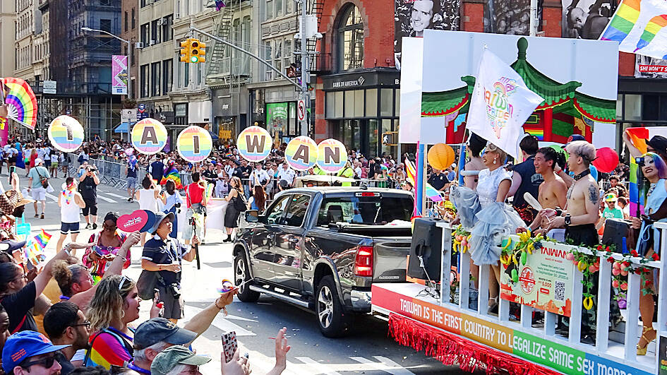 Team Taiwan showcase LGBTQ+ rights in the US