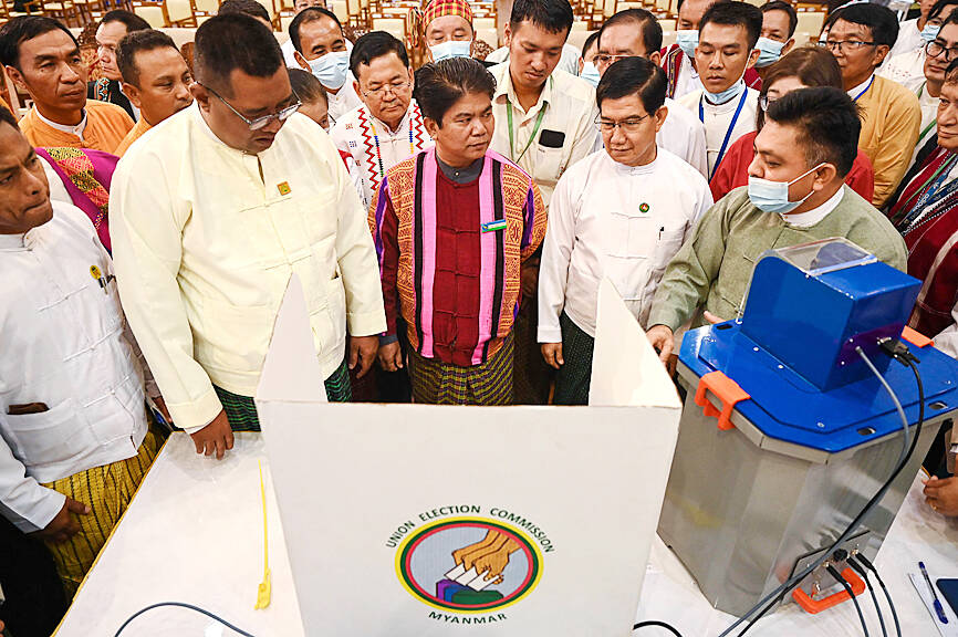 Myanmar junta sets election date of Dec. 28