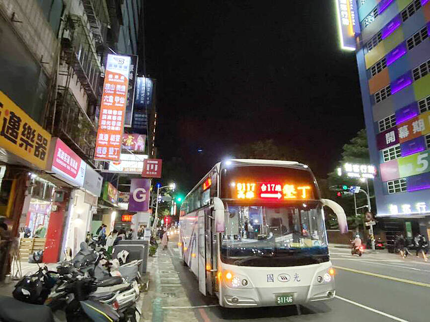 Kuo-Kuang ends six Southern Taiwan bus routes